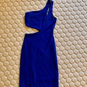 Boulee electric blue body-con dress